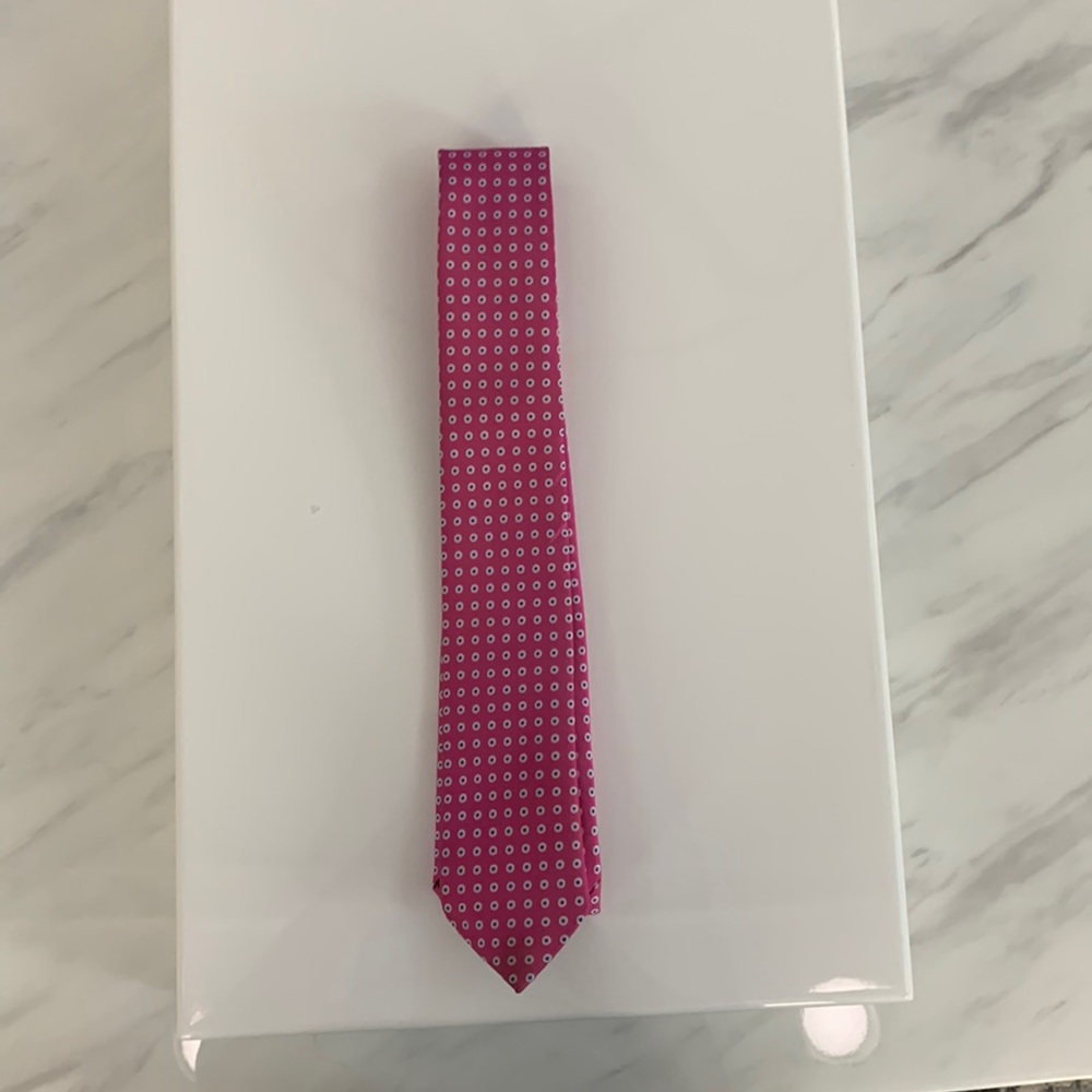 Almost New Clean Purple Zenio Tie
